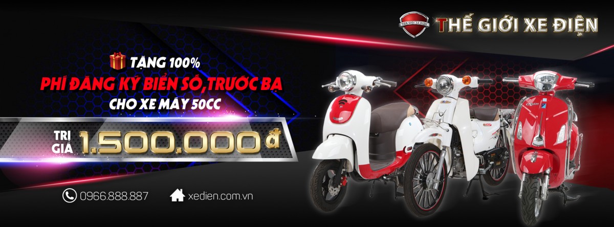 Bảng giá xe điện và xe máy 50cc tại Hà Nội và Hồ Chí Minh