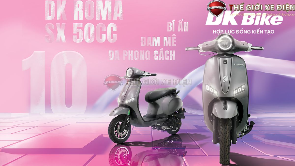 DK Roma SX: Xe ga 50cc này có điểm gì đặc biệt?