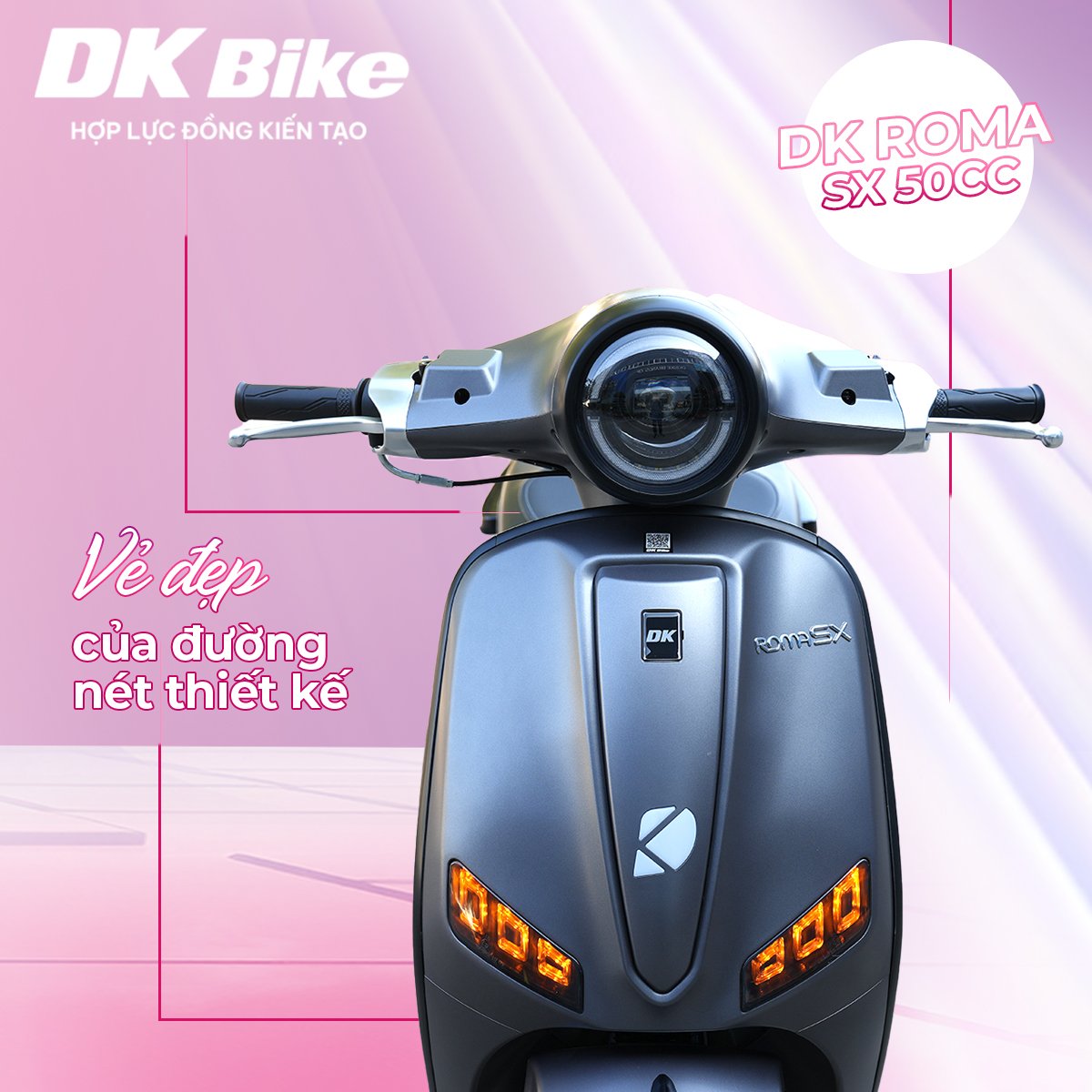 DK Roma SX: Xe ga 50cc này có điểm gì đặc biệt?