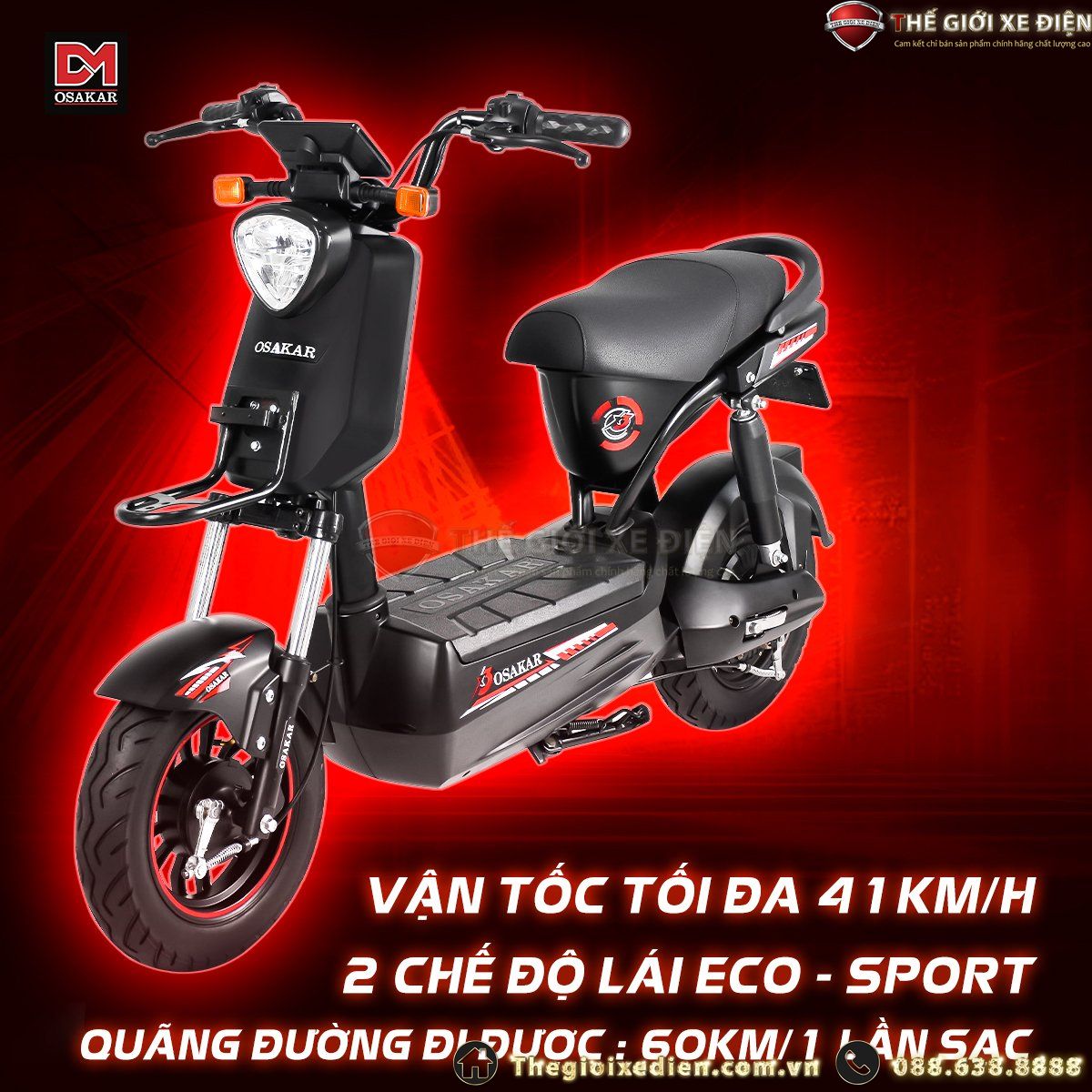 Chiêm ngưỡng loạt xe đạp điện Osakar mới nhất 2025: Thiết kế trẻ trung, pin khỏe