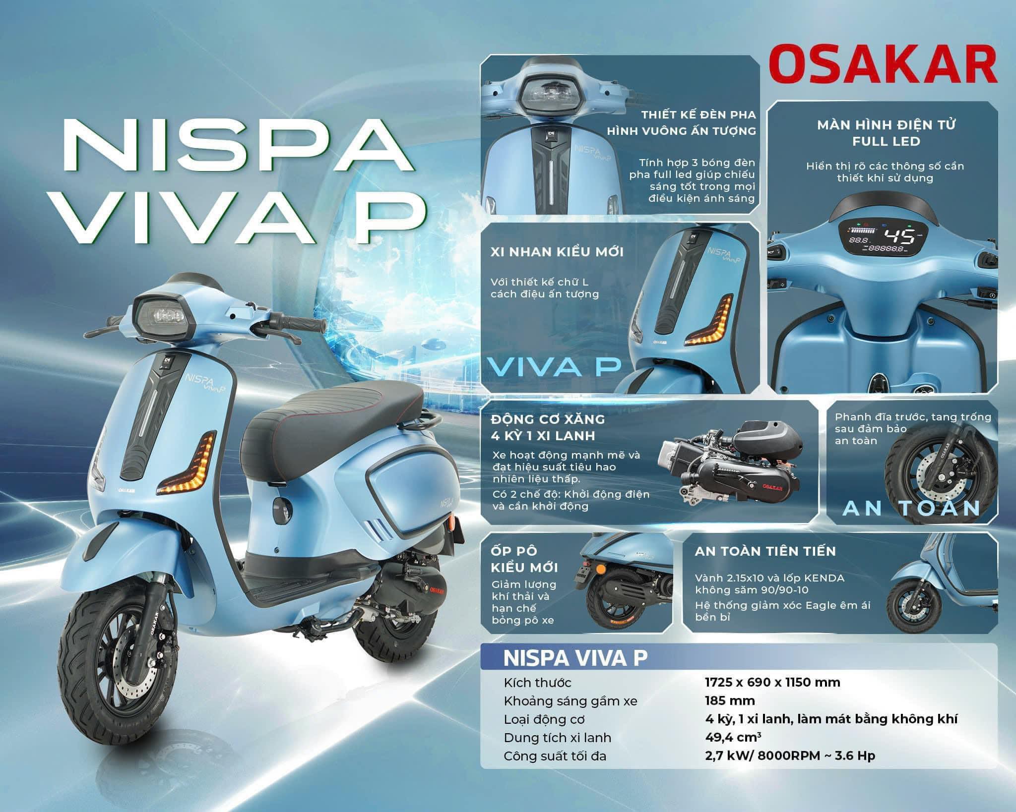 xe ga 50cc Osakar Nispa Viva P