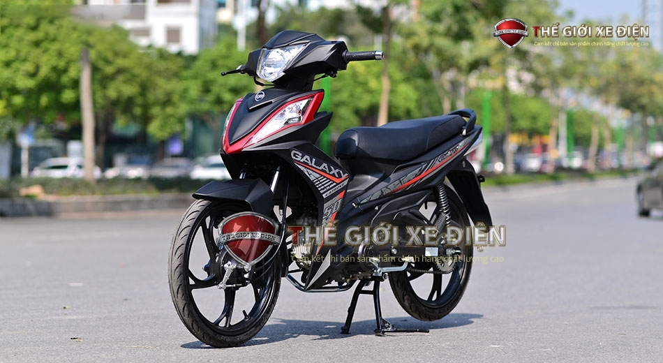 Thiết kế thể thao đầy cá tính - Xe máy 50CC SYM Galaxy vành đúc