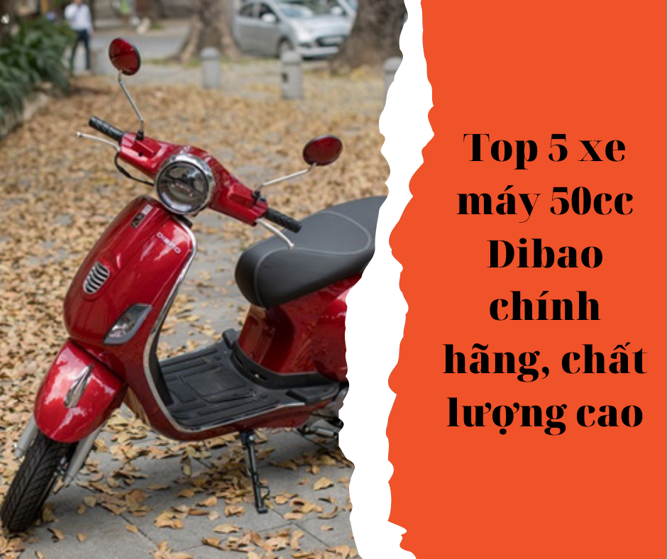 Top 5 xe máy 50cc Dibao chính hãng, chất lượng cao