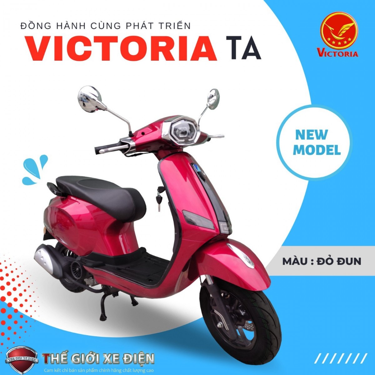 Đẳng cấp dân chơi cùng siêu phẩm xe ga 50cc Victoria TA Việt Nhật 2023