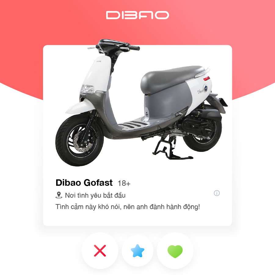 Dibao Gofast – Phiên Bản Xe Máy Ga 50cc Sở Hữu Vẽ Ngoài Hiện Đại Đáng Mong Đợi