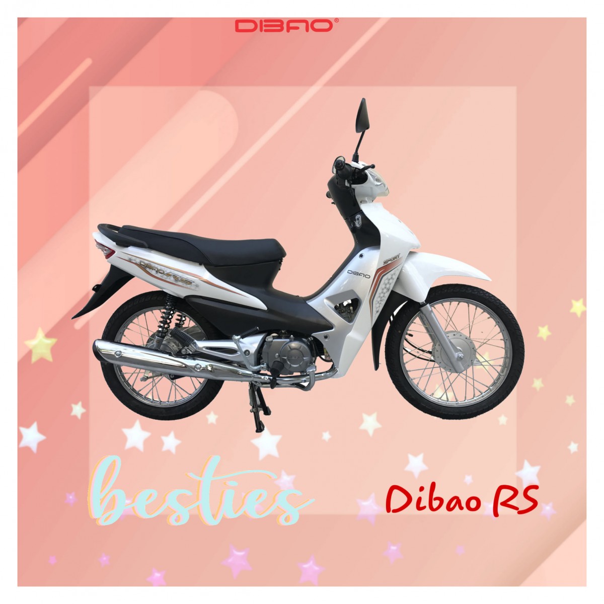 Wave Dibao RS: Chiếc xe số 50cc khẳng định thương hiệu Dibao