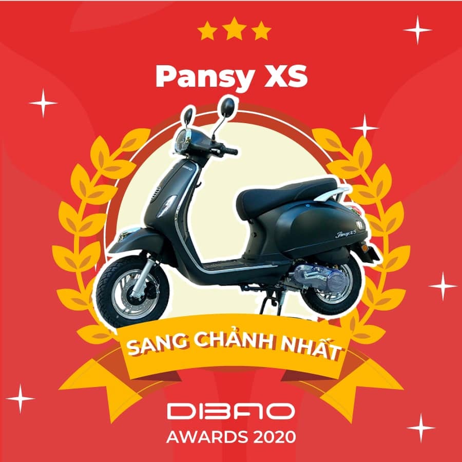 Ý nghĩa một số chi tiết trên xe ga 50cc Vespa Dibao Pansy XS