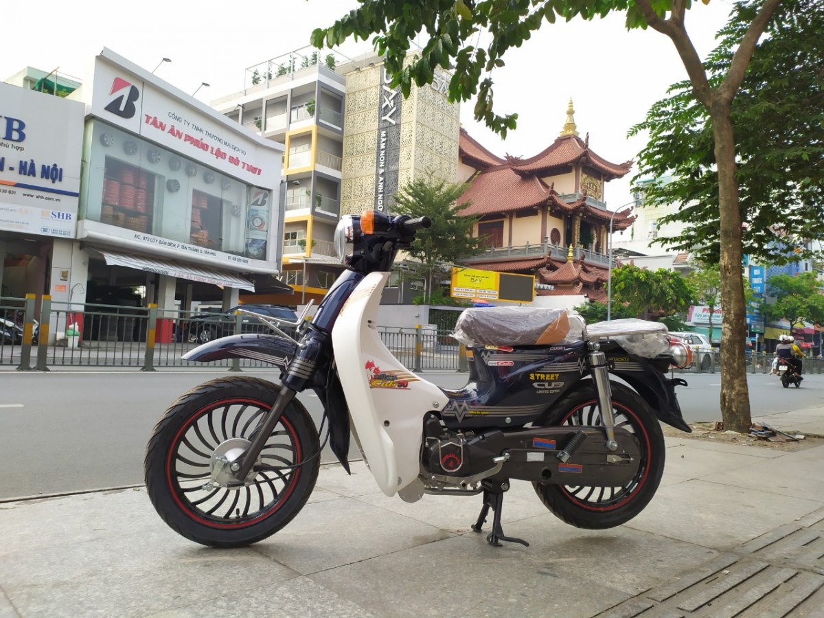Xe máy 50cc Cup Hyosung Vành Đúc Lốp To