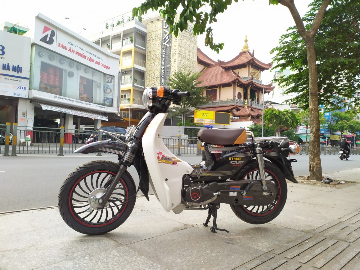 Xe máy 50cc Cup Hyosung Vành Đúc Lốp To